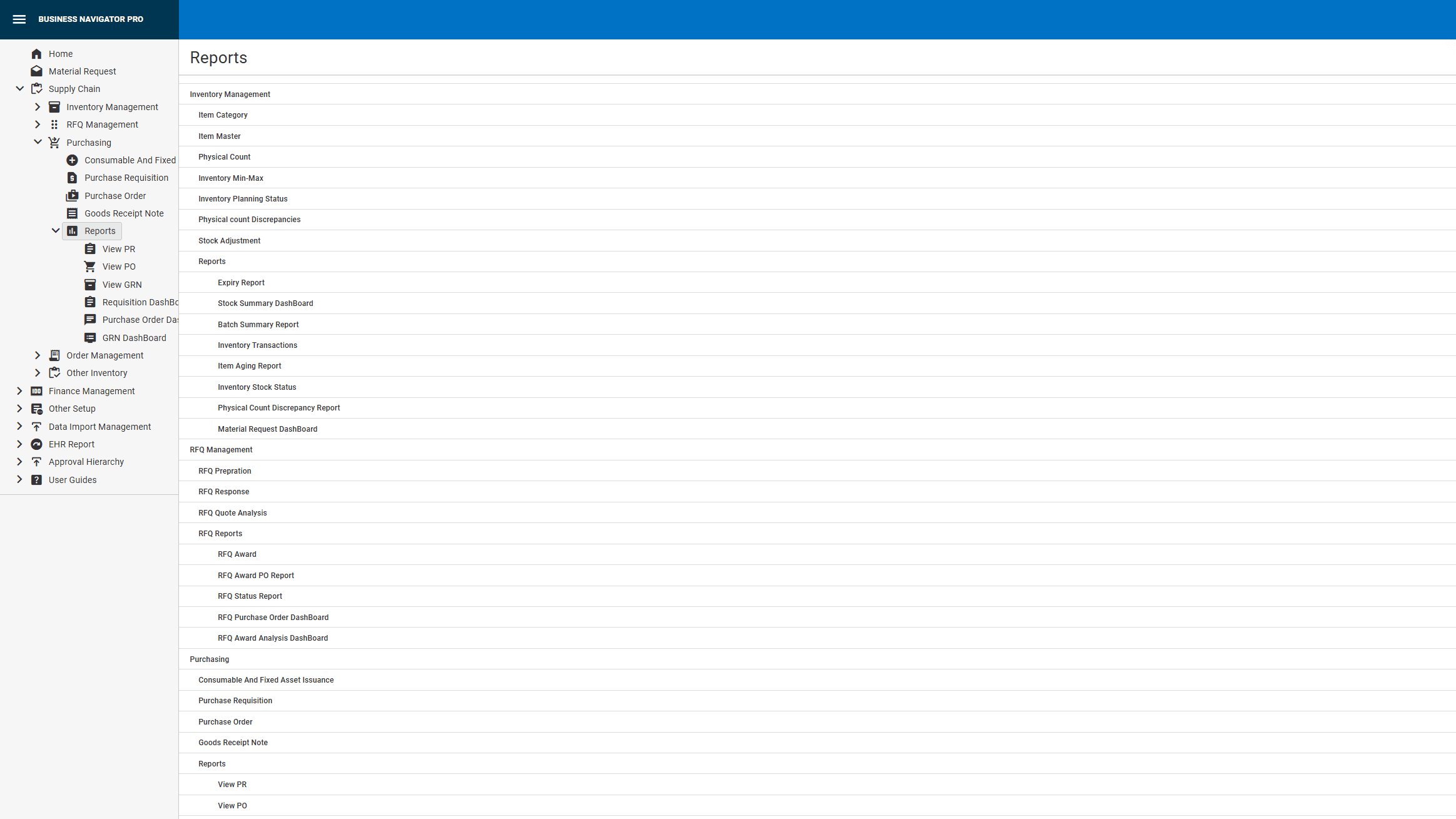 Explore Business Navigator