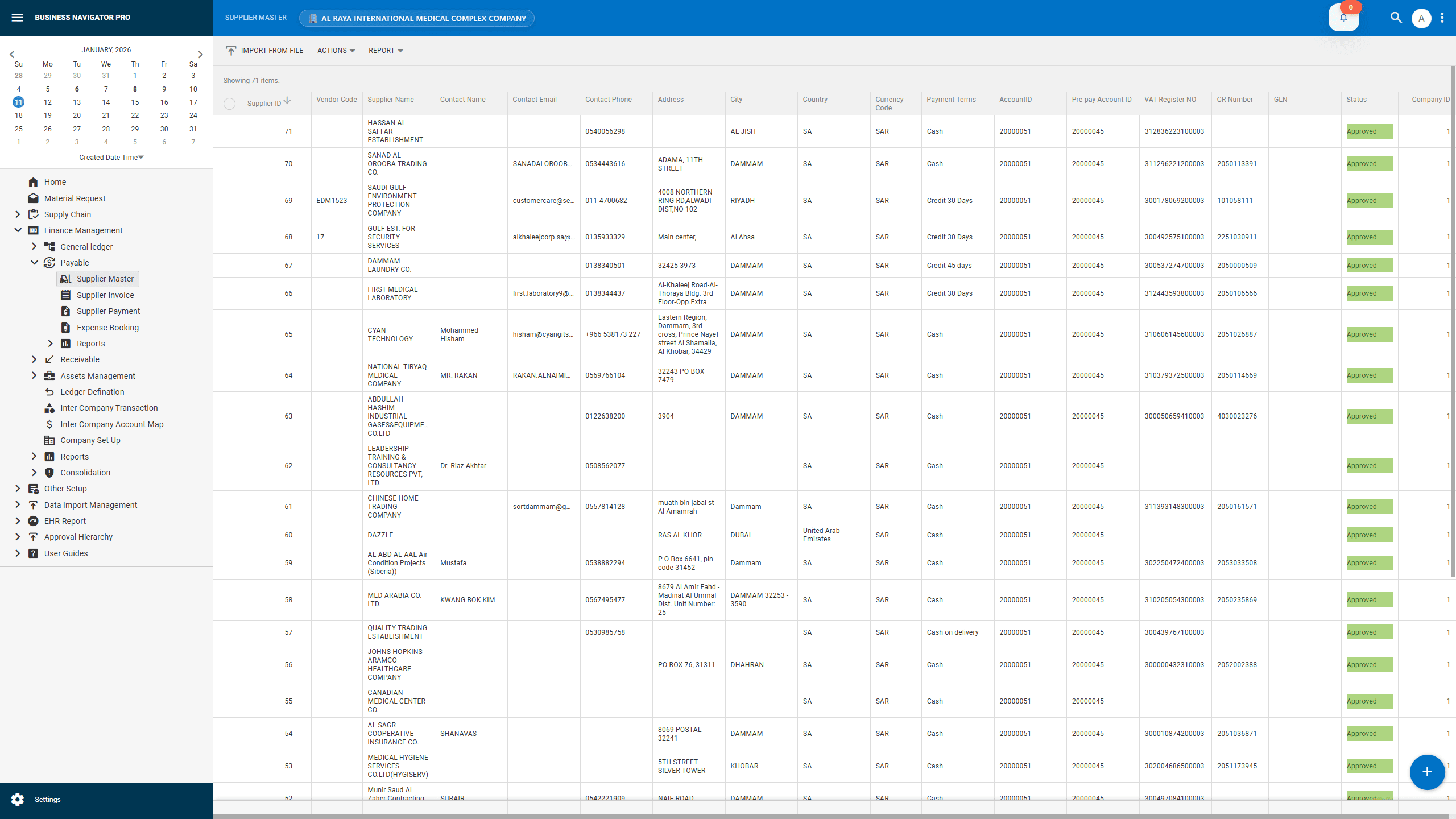 Explore Business Navigator
