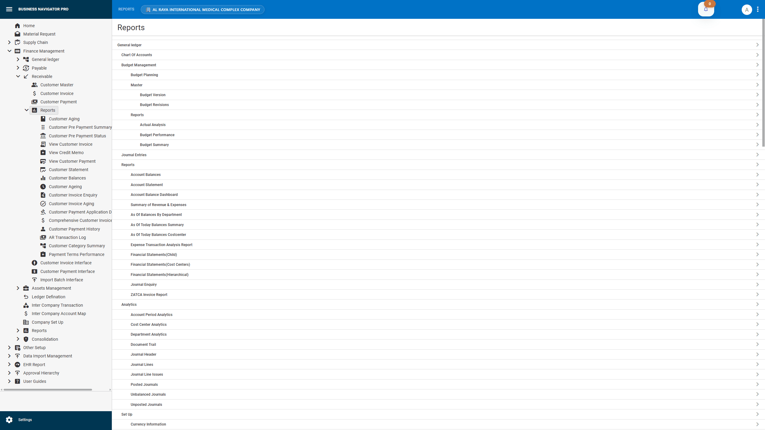Explore Business Navigator
